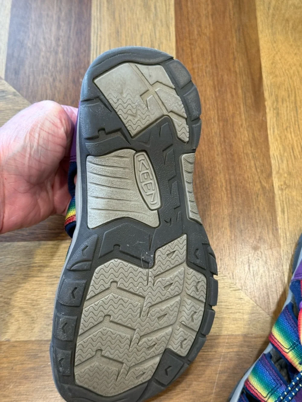 Keen Kids Rainbow Strap Purple Closed-Toe Sport Sandals